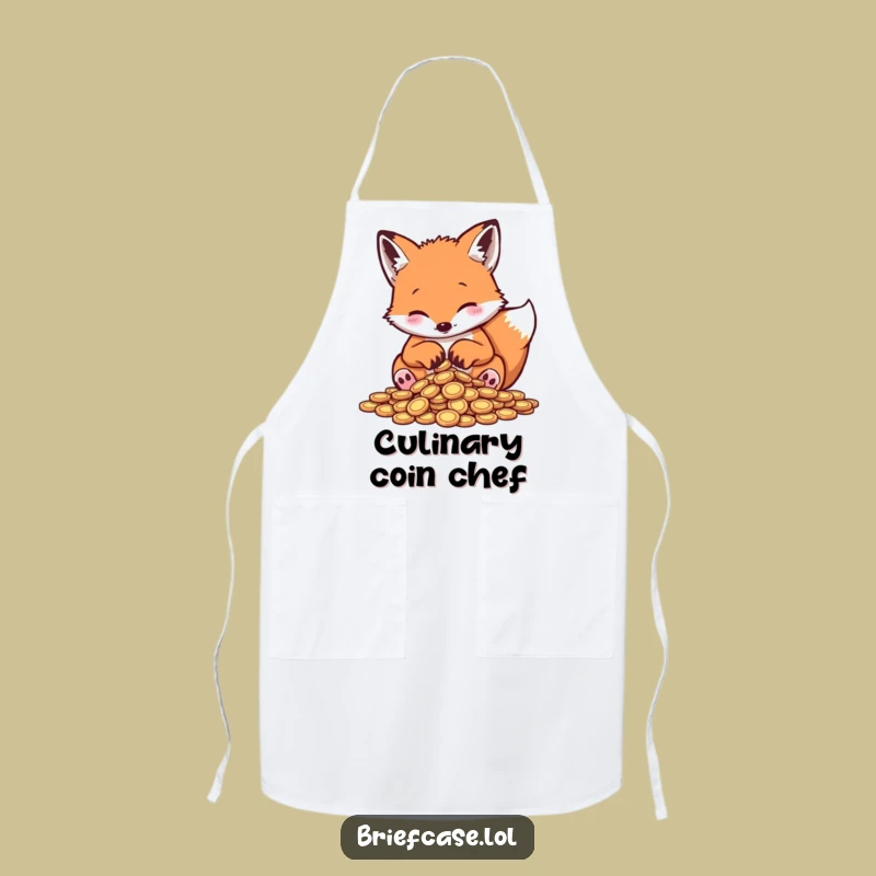 Funny Fox Chef Apron: Hilarious Kitchen Fun for Cooking Enthusiasts!