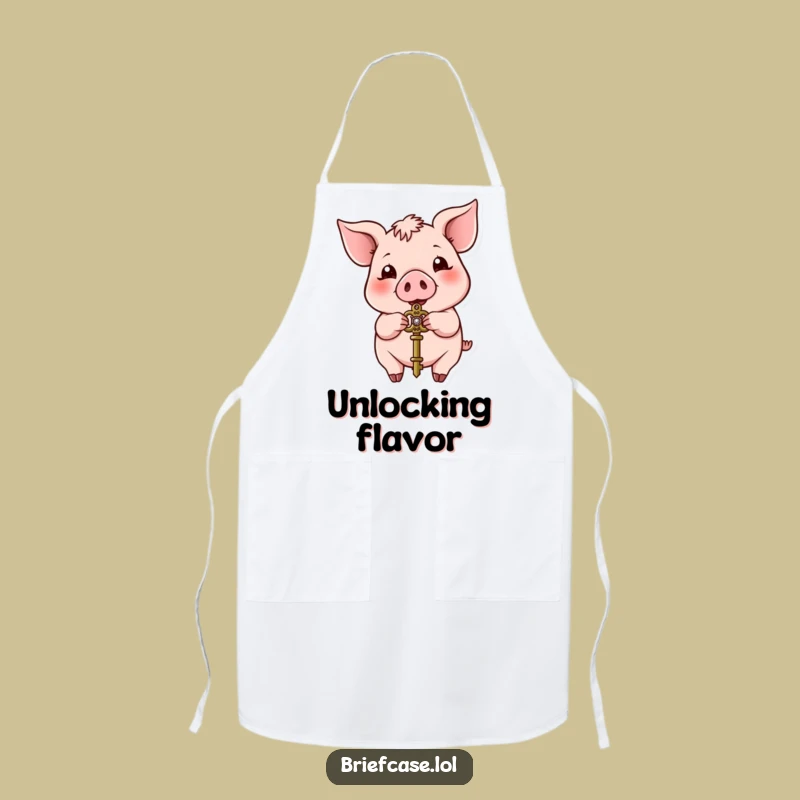 Funny Pig Chef Apron: Hilarious Kitchen Fun for Key Ingredient Masters!