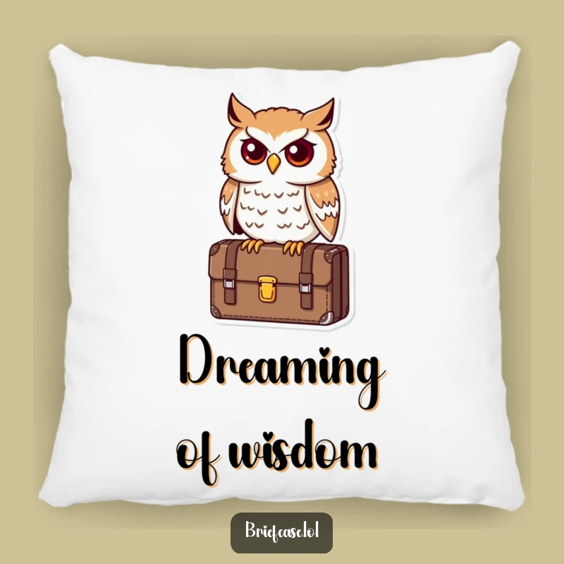Funny Owl Boardroom Pillow: Comfy & Hilarious Accent Gift!
