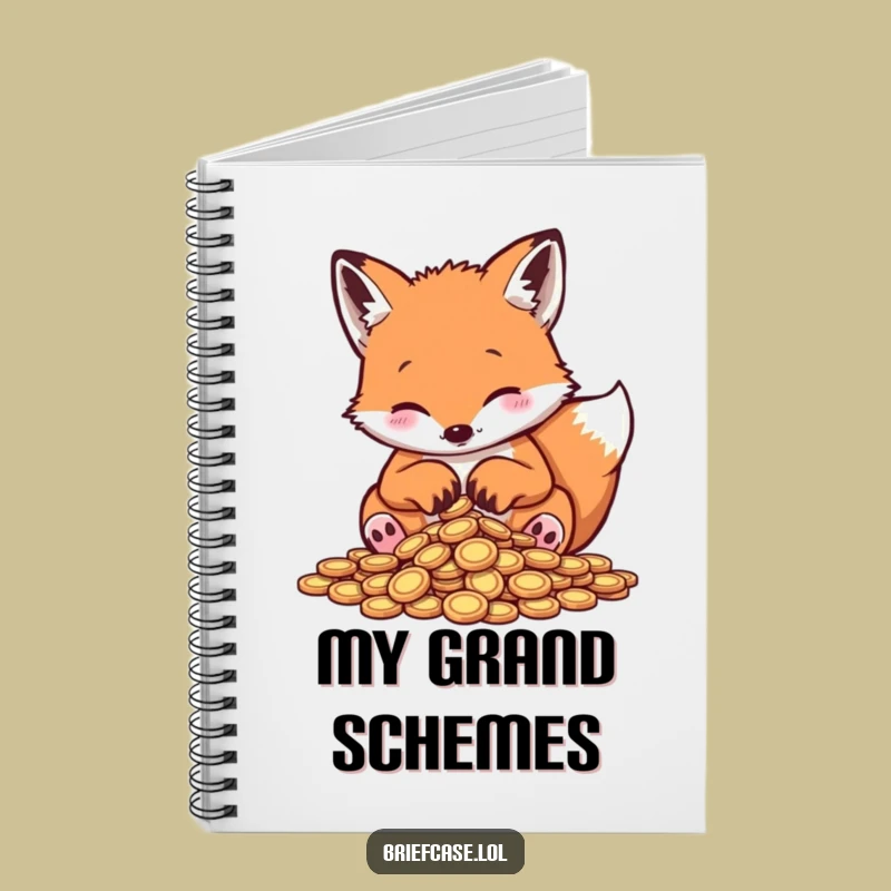 Funny Fox Budget Planner Notebook: Hilarious & Practical Gift Idea!