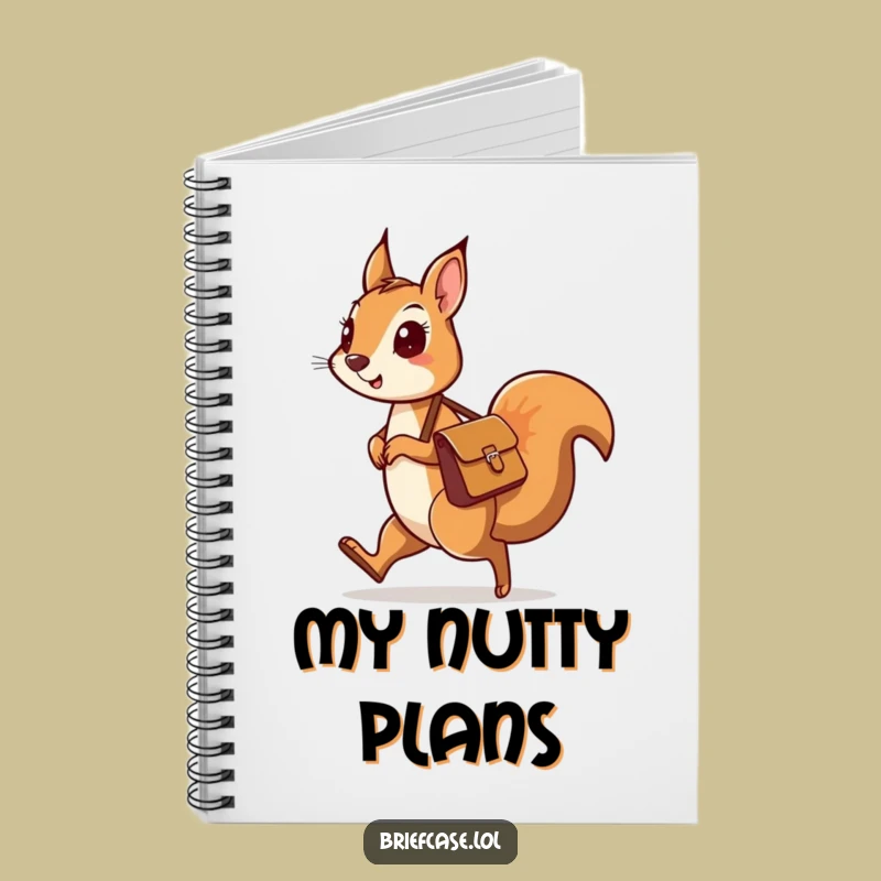 Funny Squirrel Adventure Notebook - Jot Down Your Journeys