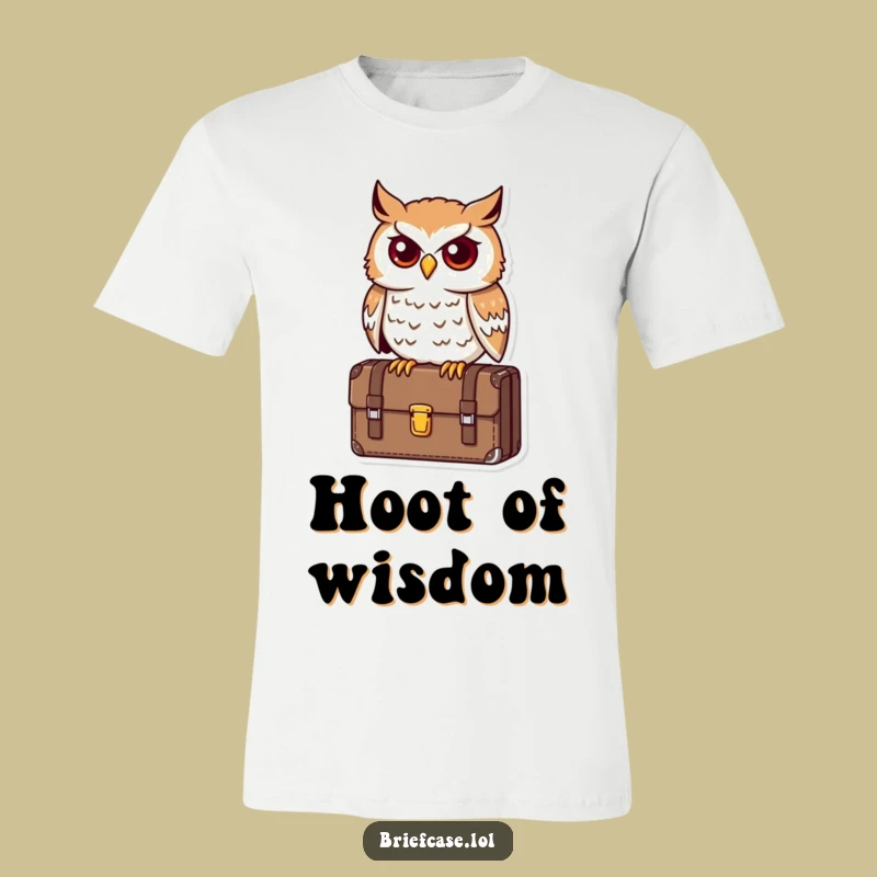 Funny Owl Business Mogul T-Shirt: A Playful & Hilarious Professional Tee!