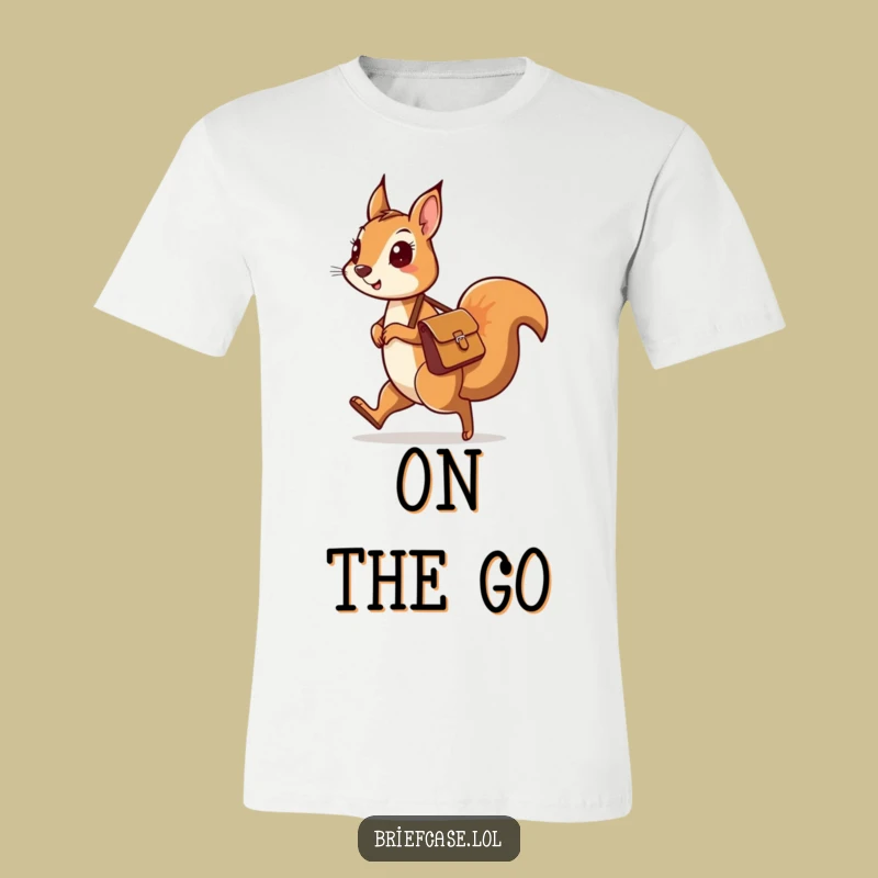 Funny Squirrel Explorer T-Shirt - Go On An Adventure